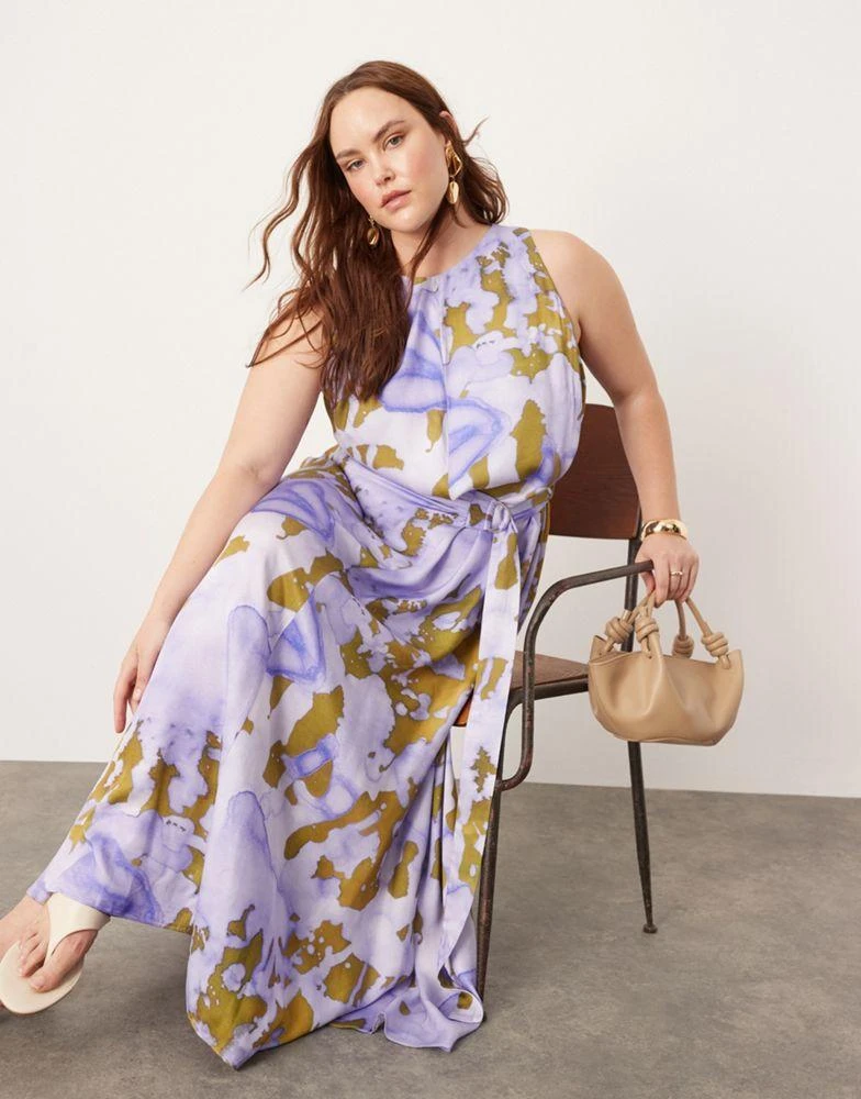 Asos Edition Asos Curve Us ASOS ASOS EDITION Curve Racer Neck Maxi