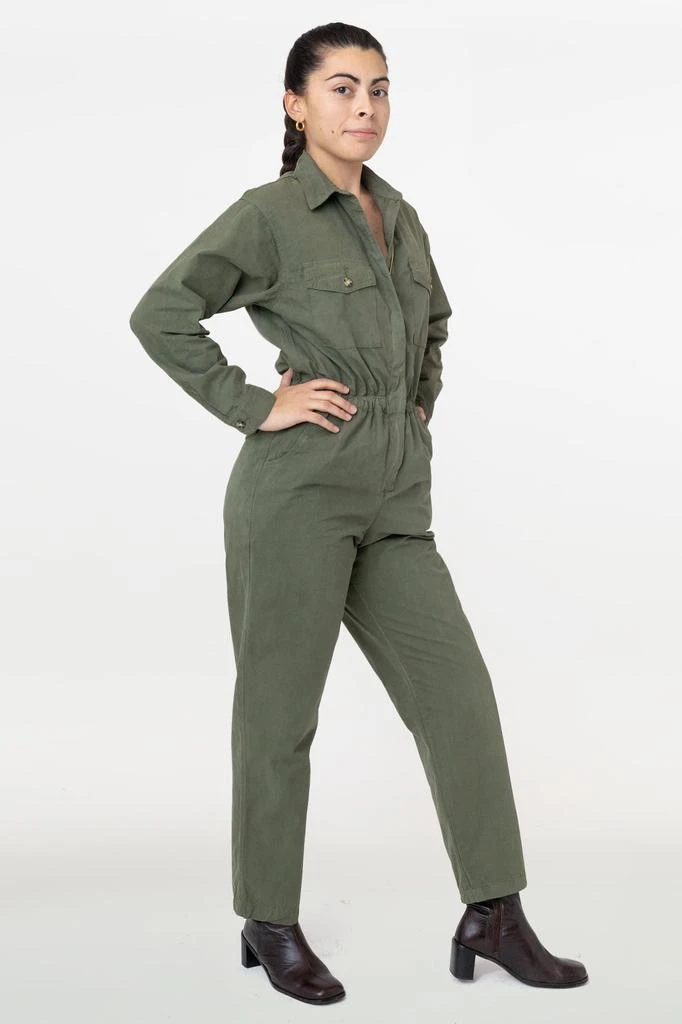 Los Angeles Apparel RJC3207GD - Cotton Poplin Utility Jumpsuit 3