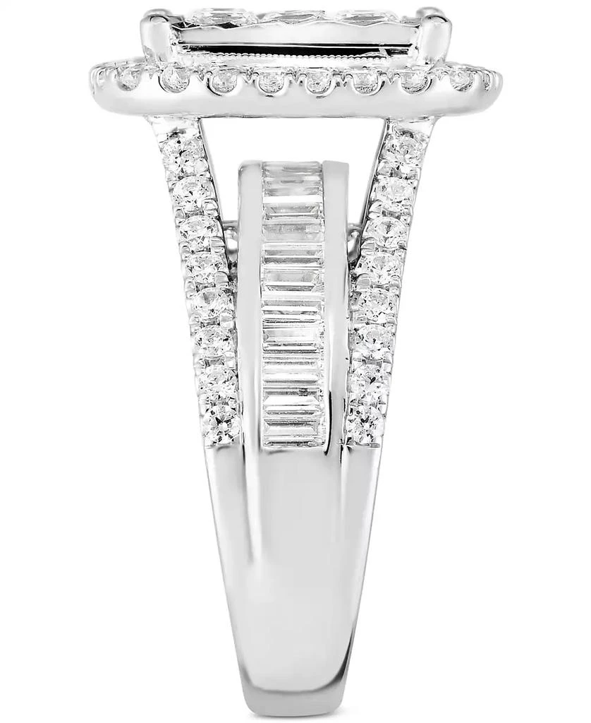 TruMiracle TruMiracle™ Diamond Halo Cluster Engagement Ring (3 ct. t.w.) in 10k White Gold 4