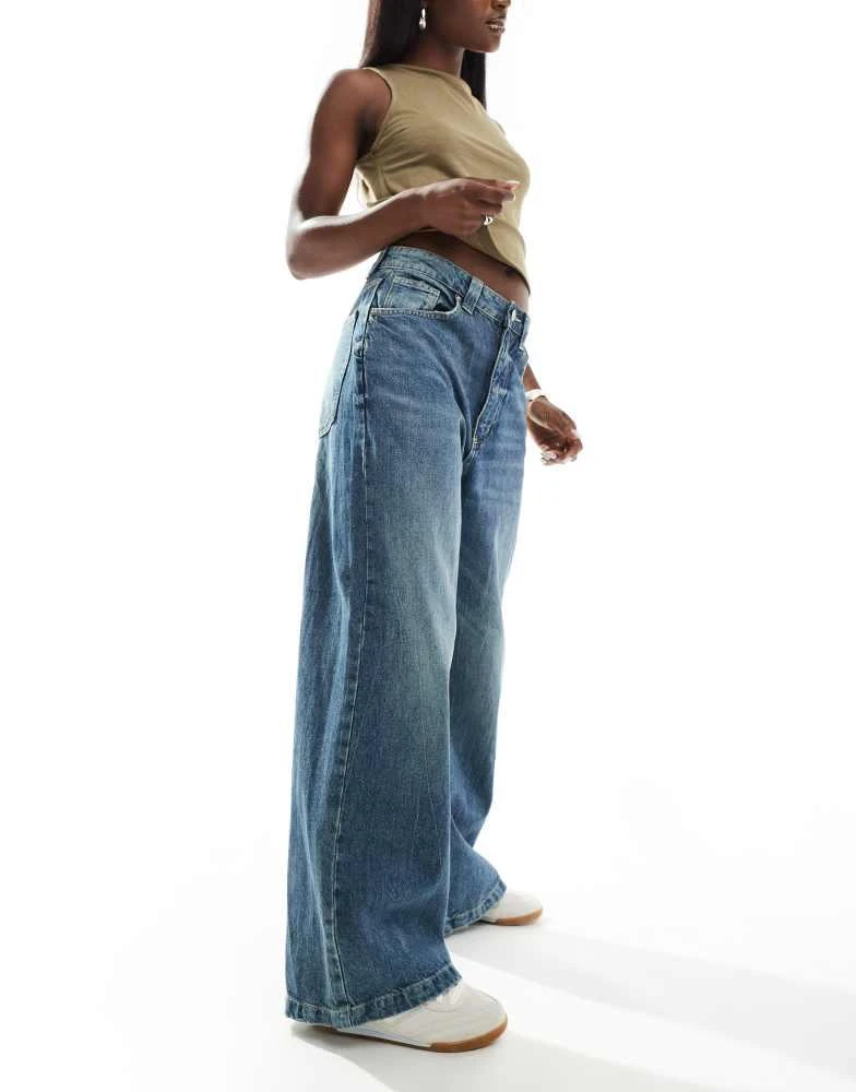 Cotton:On Cotton On super baggy jeans in blue dusk denim 2