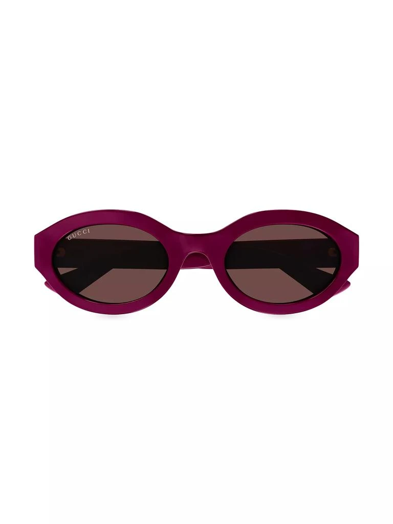 Gucci Minimal GG 53MM Oval Sunglasses 2