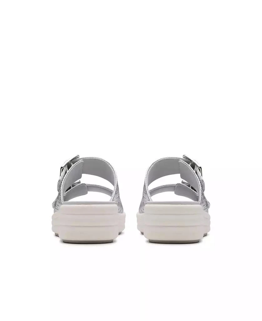 Clarks Women's Cloud Steppers Drift Peep Toe Sandals 4
