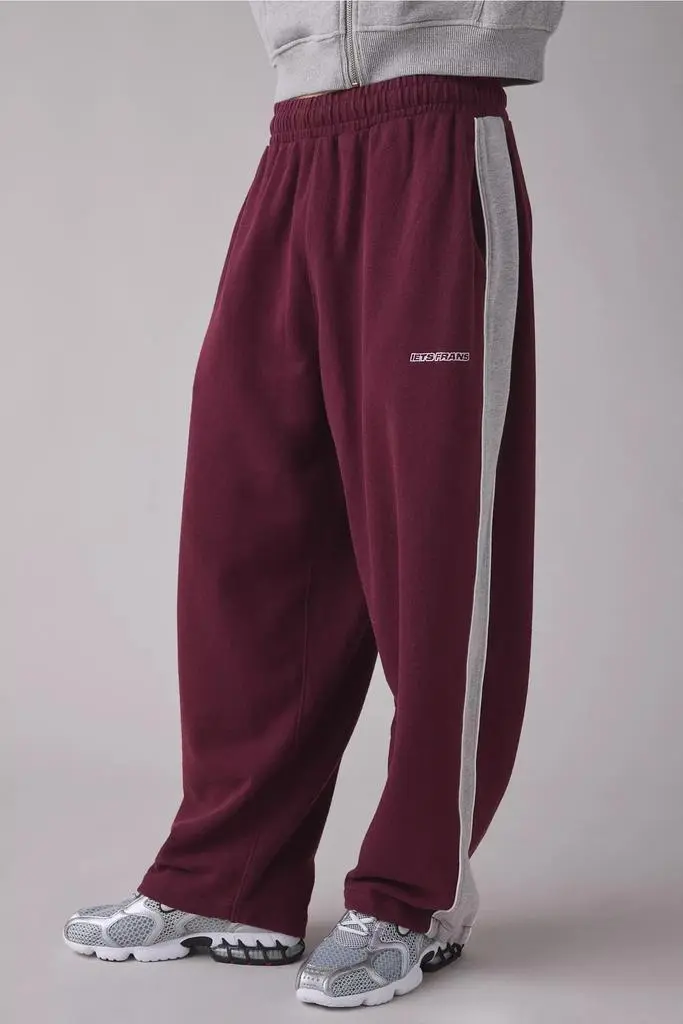 iets frans iets frans… Harri Paneled Wide Leg Sweatpants