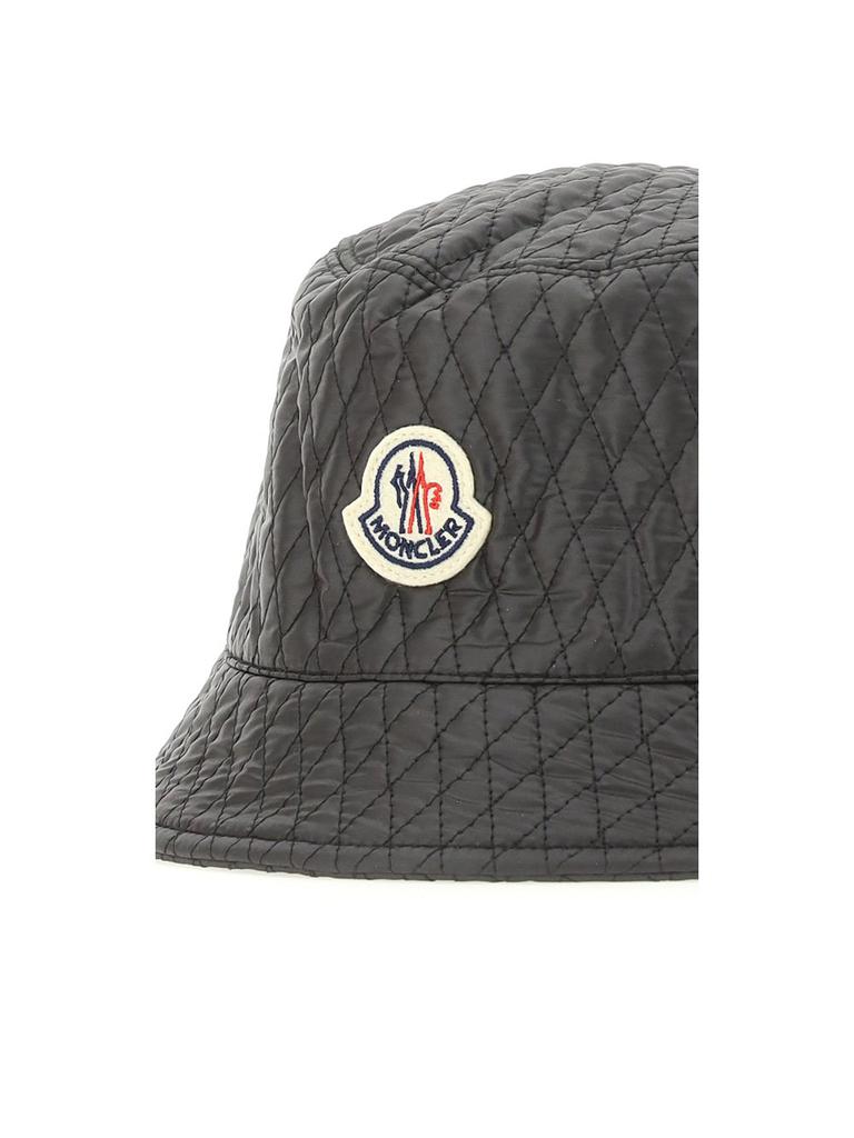 ハット MONCLER HAT Moncler Bucket Hat in Black | FWRD