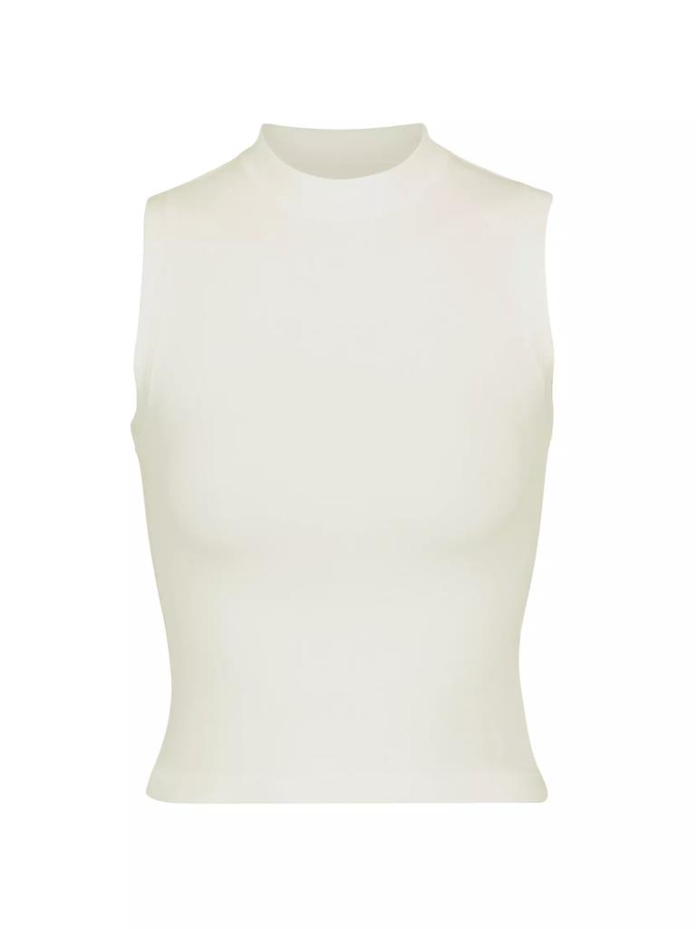 SKIMS Cotton Jersey Mock Neck Tank