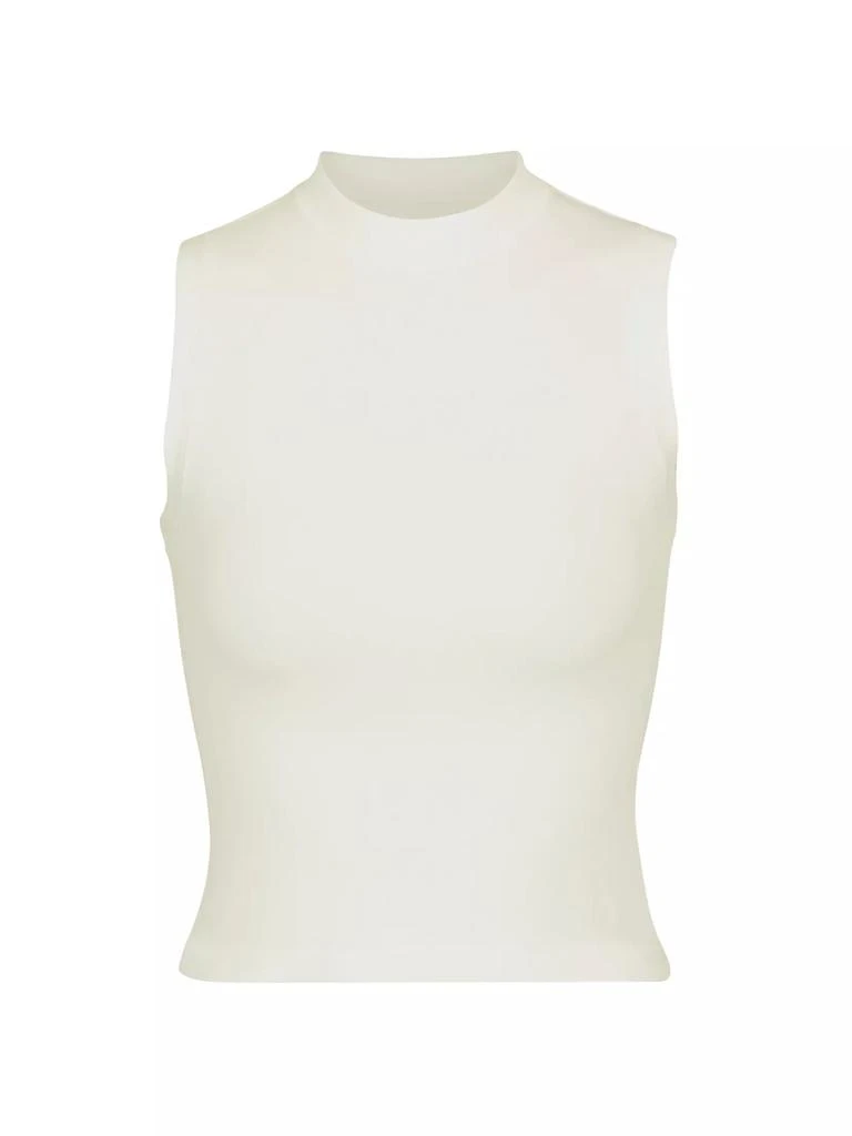 SKIMS Cotton Jersey Mock Neck Tank 1