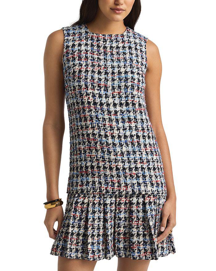 St. John Americana Houndstooth Dress