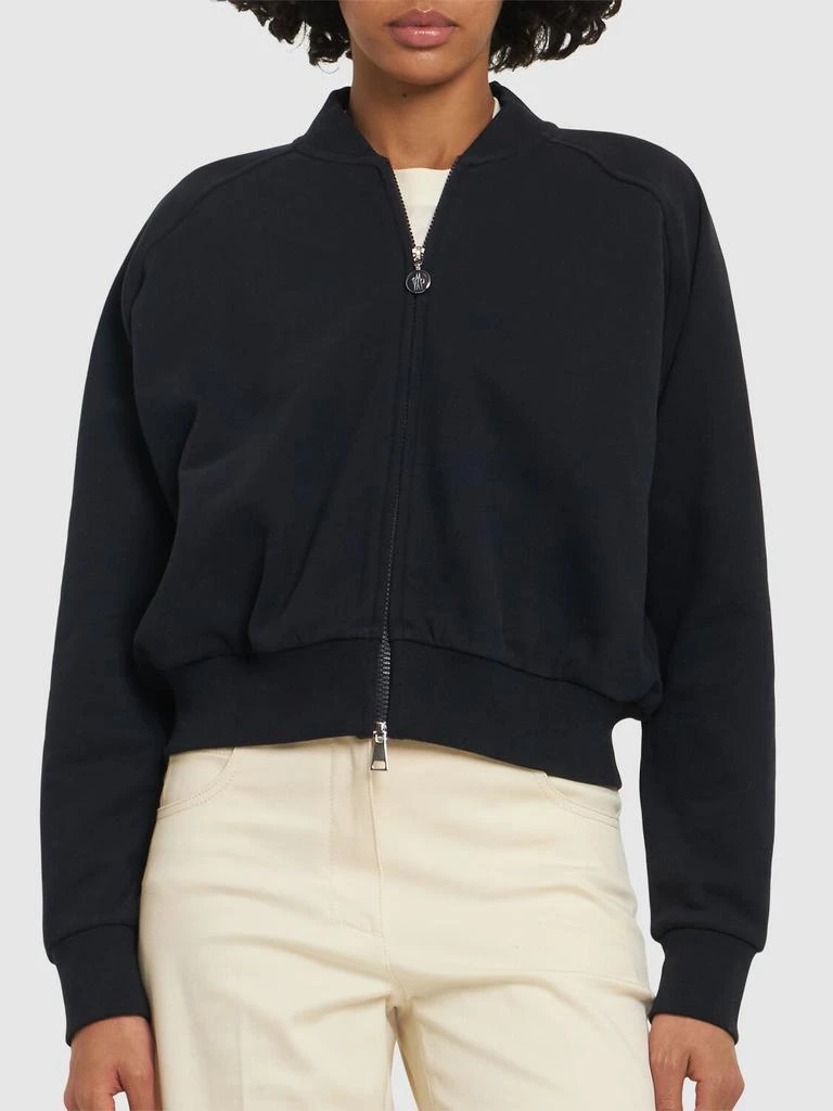 Moncler Cotton Fleece Zip-up Cardigan 2