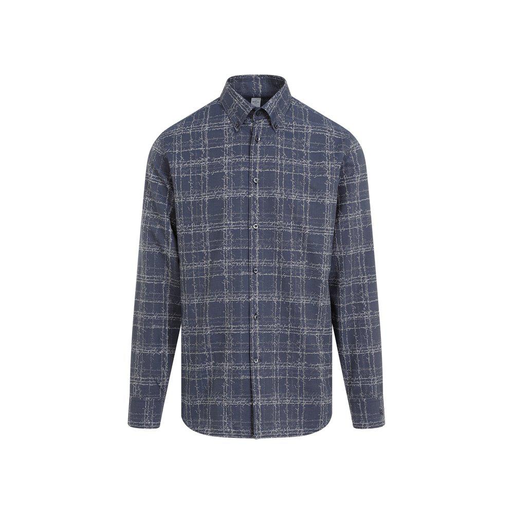 Berluti Berluti Buttoned Checked Shirt