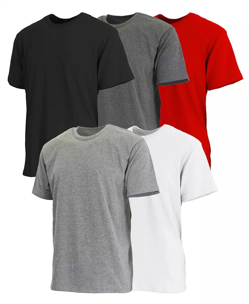 Blue Ice Men's Short Sleeve Crew Neck Tee-5 Pack 1