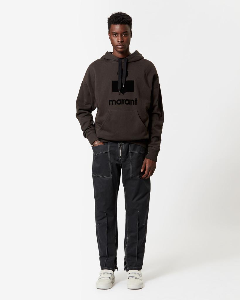 Isabel Marant ISABEL MARANT, MILEY LOGO HOODIE SWEATSHIRT - Men - Grey - L