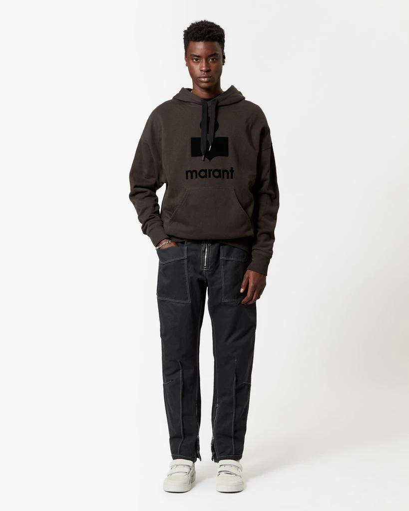 Isabel Marant ISABEL MARANT, MILEY LOGO HOODIE SWEATSHIRT - Men - Grey - L 1