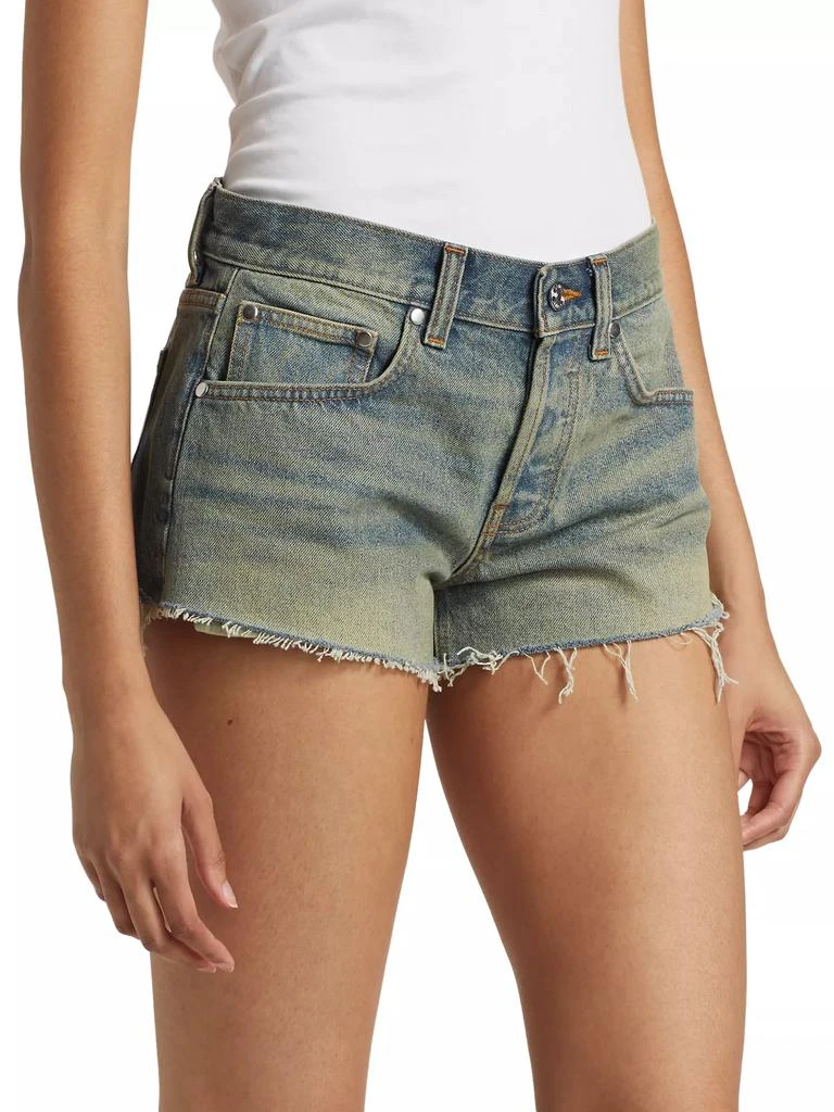 EB Denim Low-Rise Denim Shorts 4