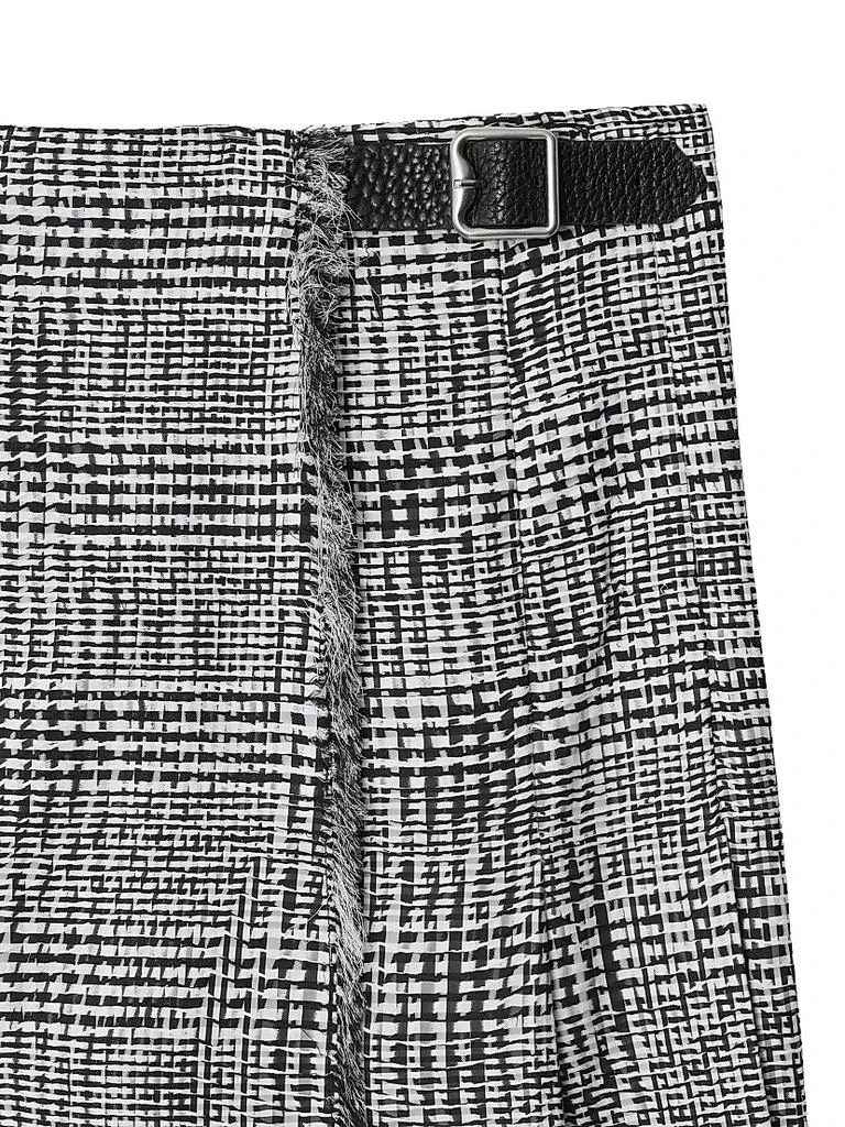 Burberry Glen Check Wrap Miniskirt 3