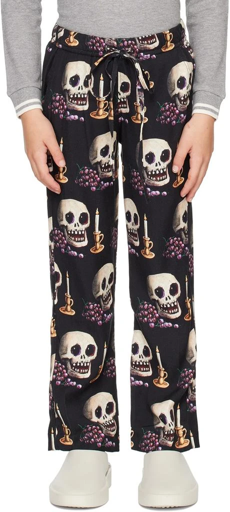 Endless Joy Kids Black Momento Mori Lounge Pants