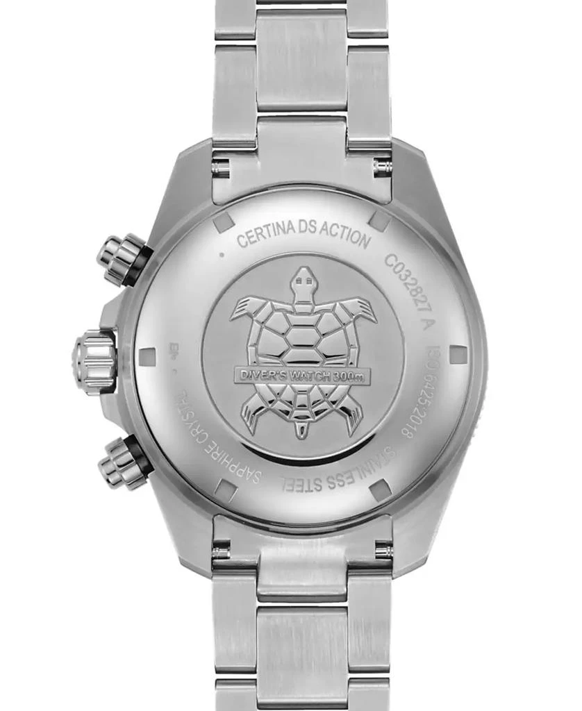 Certina Men
s Swiss Automatic Chronograph DS Action Stainless Steel Bracelet Watch 45mm 2