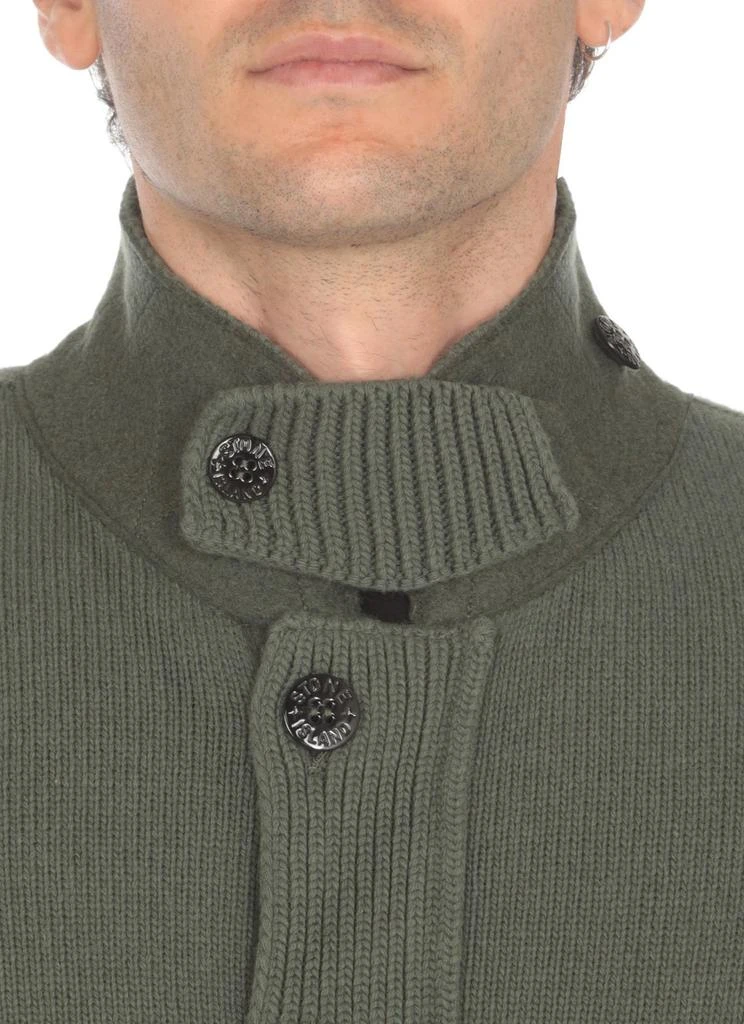 Stone Island Stone Island High Neck Knitted Cardigan 5