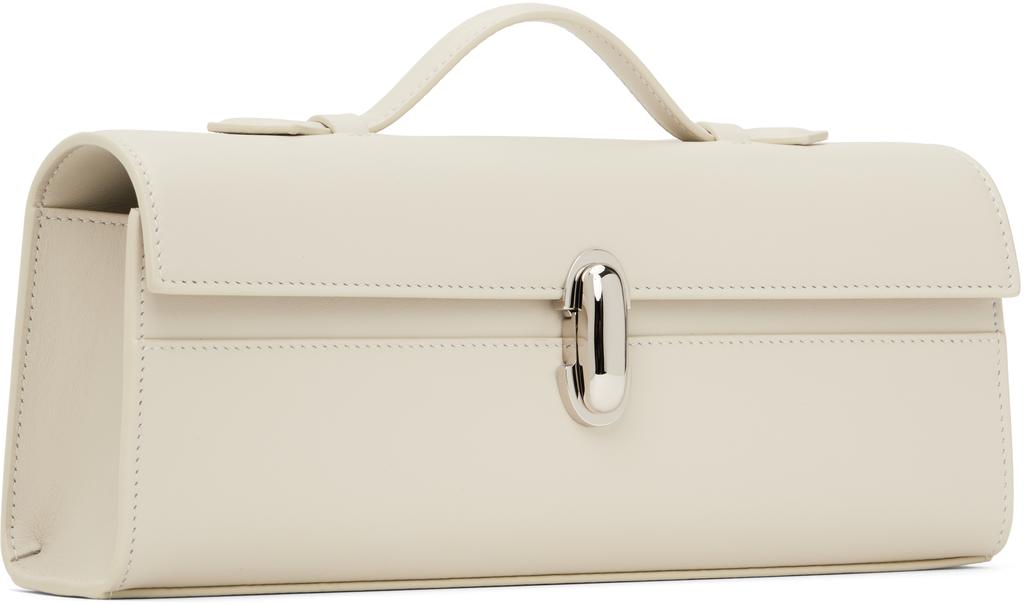 SAVETTE Off-White Slim Symmetry Pochette Bag - Travel Bags
