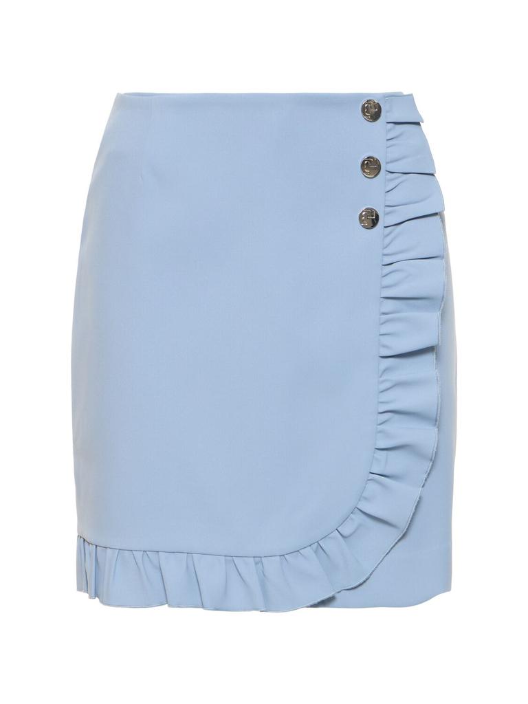 Tory Sport Tech Twill Ruffled Skort