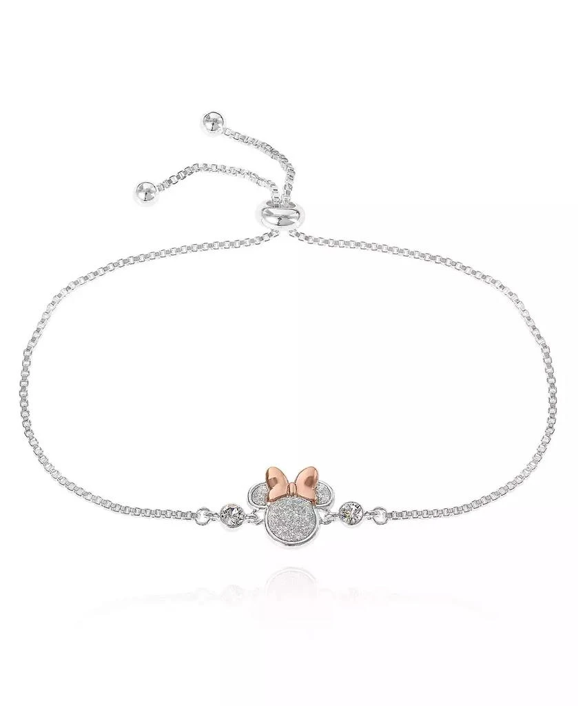 Disney Minnie Mouse Glitter Crystal Lariat Bracelet 2