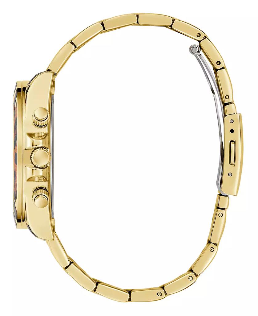 GUESS Women's Multi- Function Leopard Steel Watch 38mm
