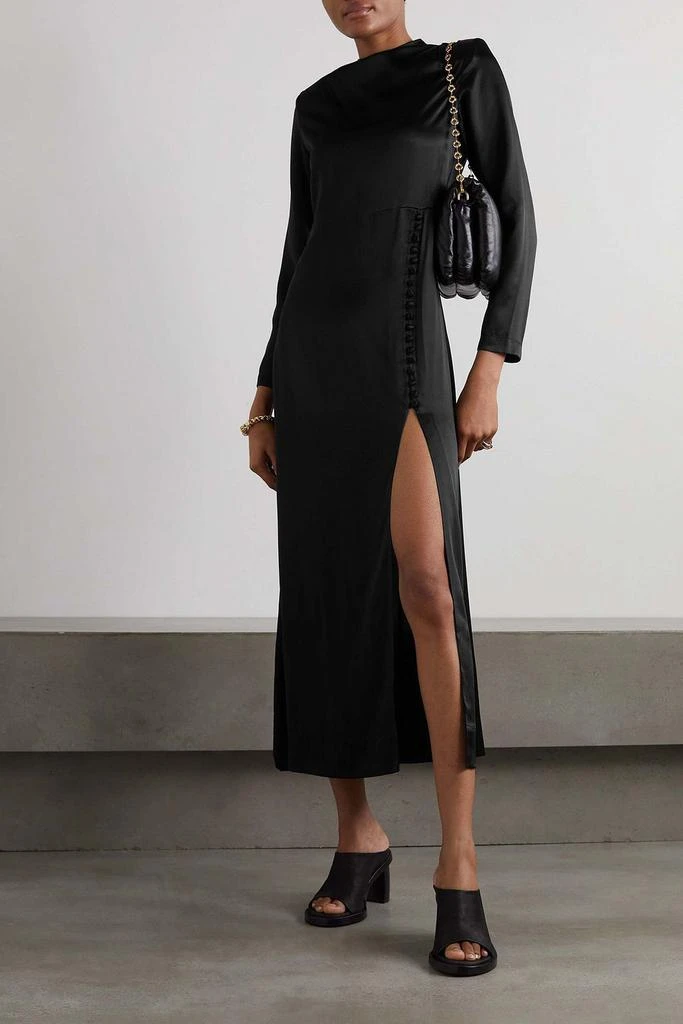Envelope1976 Campania silk-satin midi dress 2