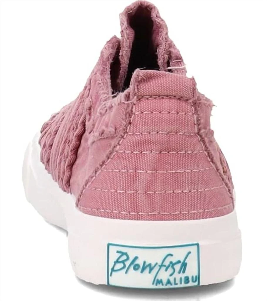 Blowfish Women's Parlane Canvas Sneakers In Acai Color Washed 5