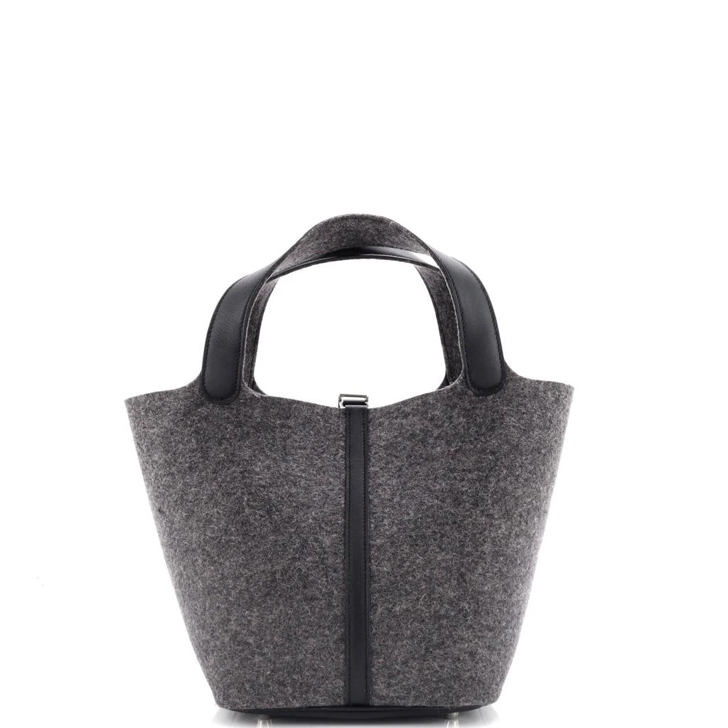 Hermes Picotin Lock Bag Felt with Leather MM 2
