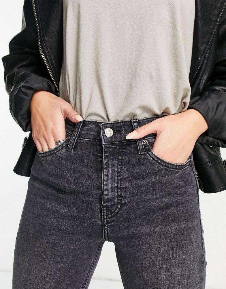 Topshop Topshop Jamie high rise jean in washed black