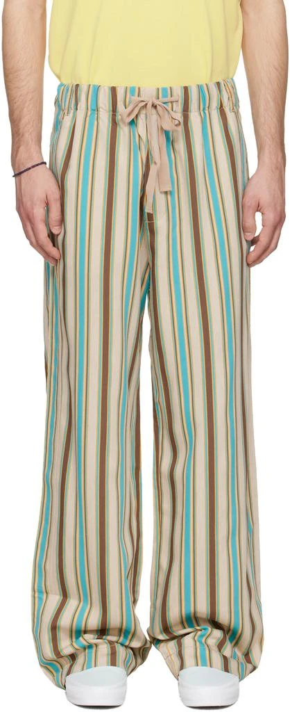 Sanderlak Beige Drawstring Trousers