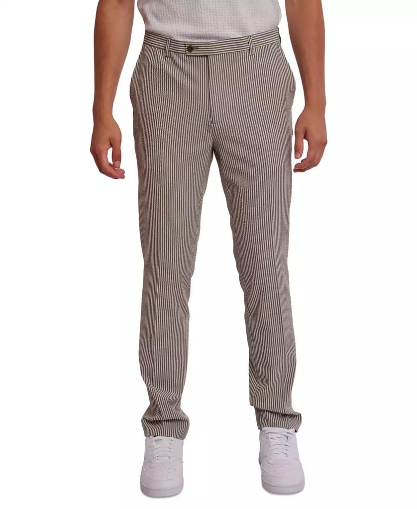 Paisley & Gray Men's Downing Slim Fit Seersucker Pants