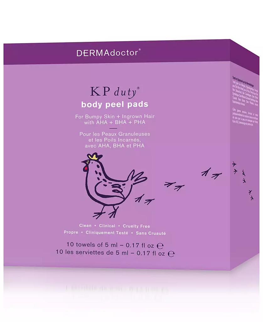 DERMAdoctor KP Duty Body Peel Pads, 10-Pk.