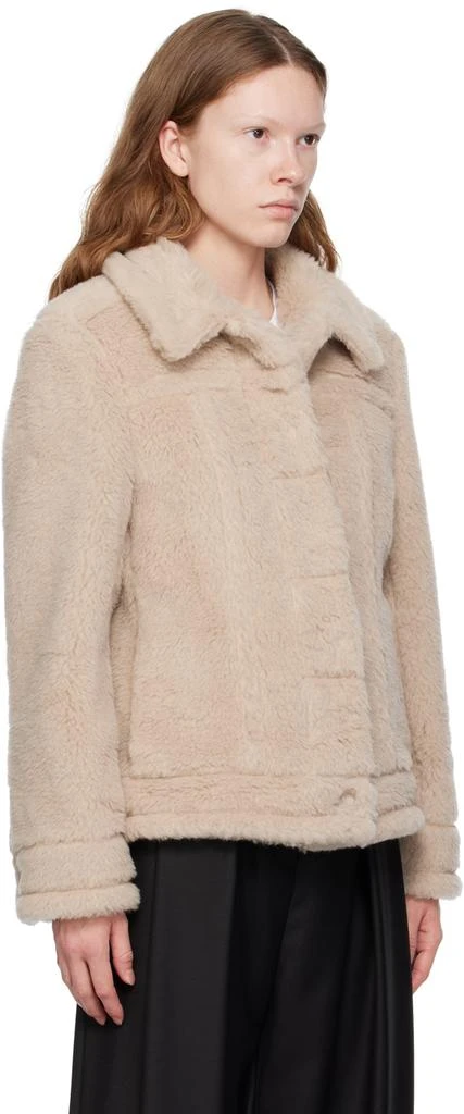 Max Mara Taupe Teddino Jacket 2