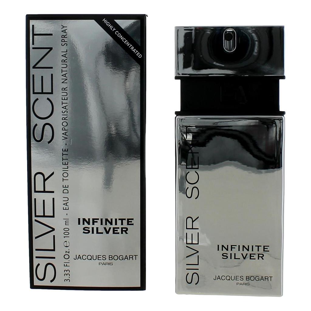 JACQUES BOGART Silver Scent Infinite Silver by , 3.33 oz Eau De Toilette for Men
