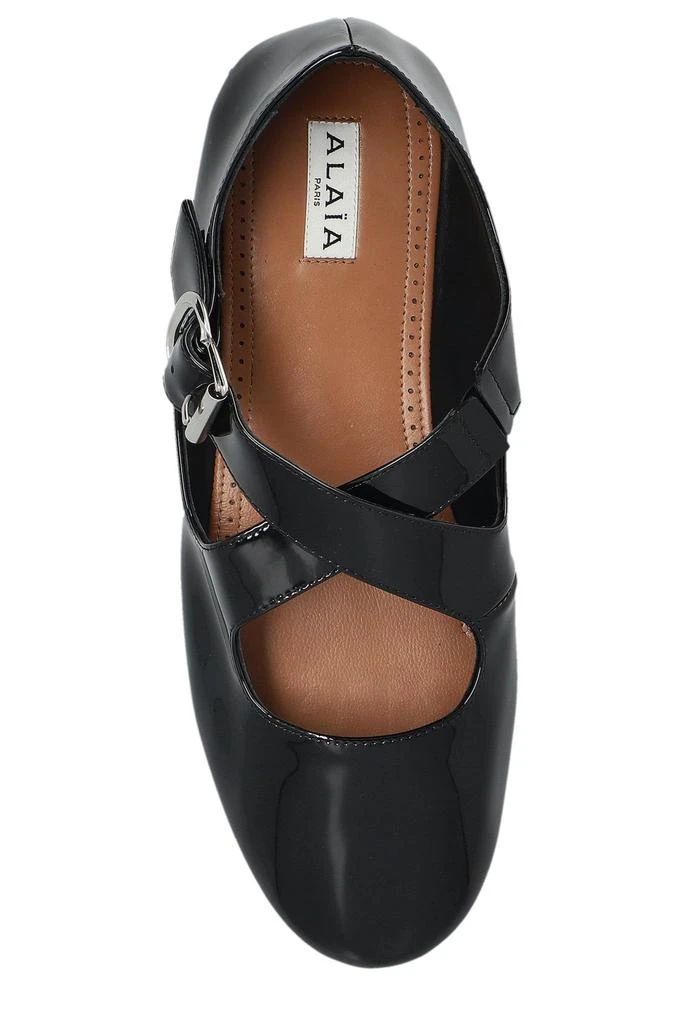 Alaïa Alaïa Criss Cross Ballet Flat Shoes 4