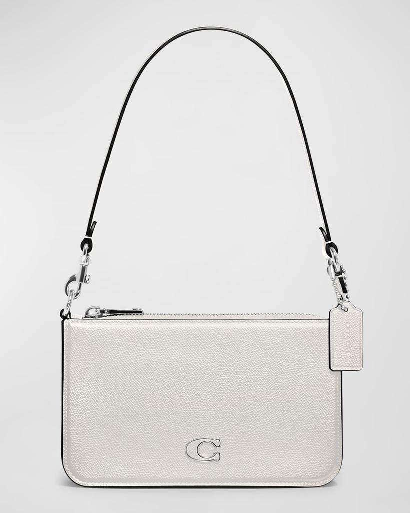 Coach Zip Leather Pouch Shoulder Bag