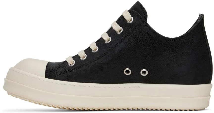 Rick Owens Black Low Sneakers 3