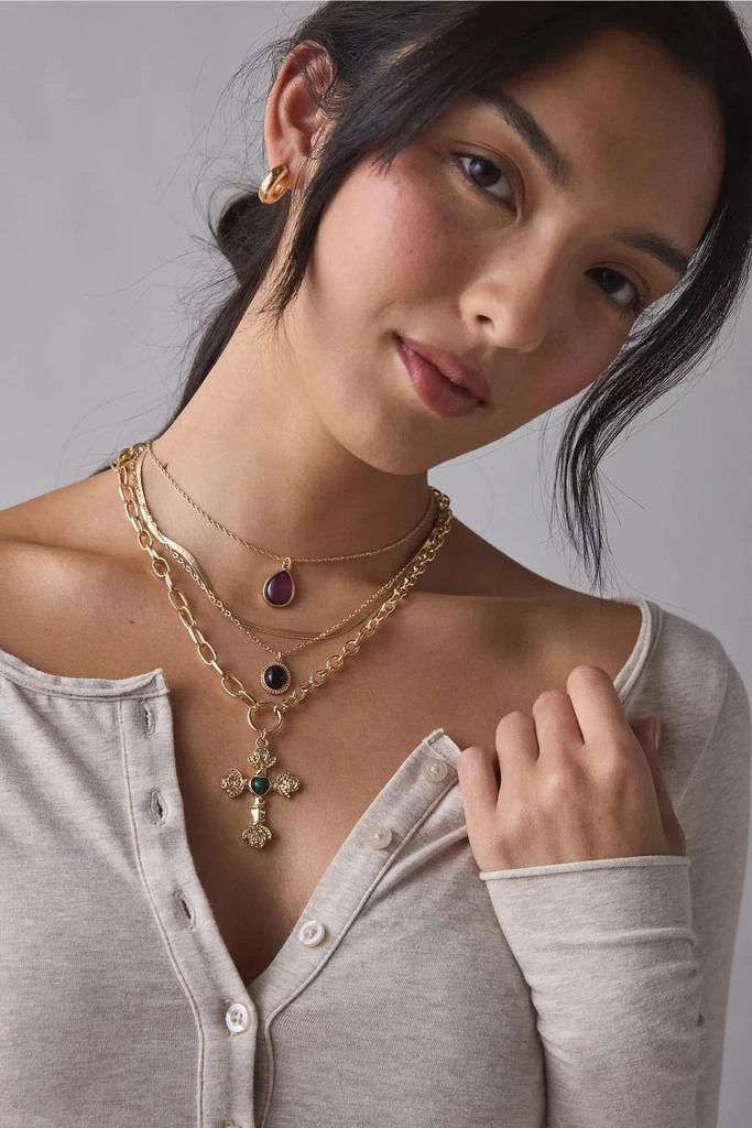 Urban Outfitters Strange Powers Pendant Layered Necklace Set