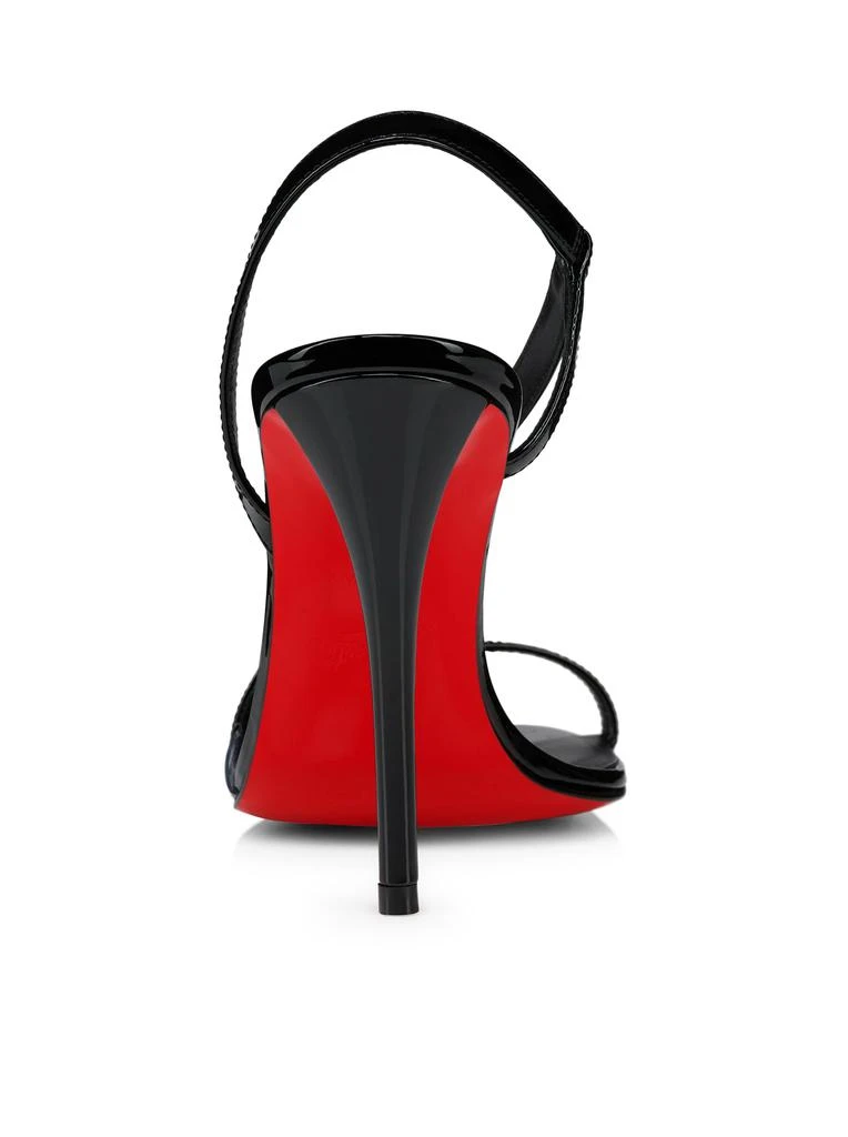 Christian Louboutin 100MM PINK Z LEATHER SANDALS 3