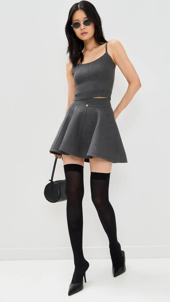 Fleur du Mal Knit Flare Mini Skirt 1