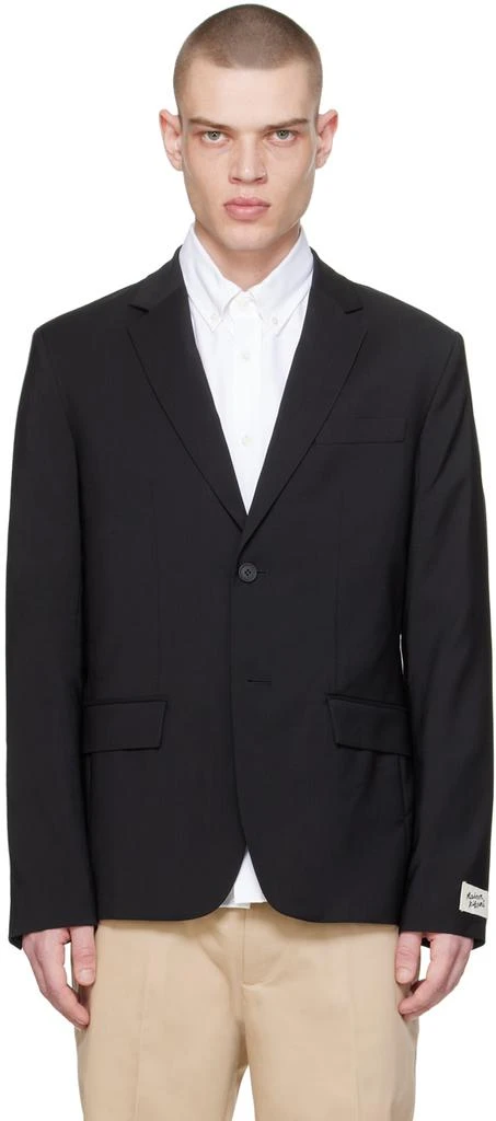 Maison Kitsune Black Tailored Blazer 1