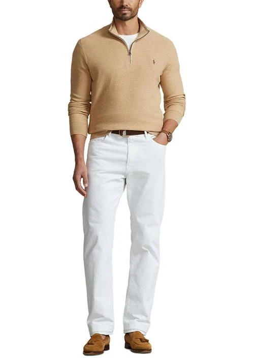 Ralph Lauren Ralph Lauren Big Tall Mesh Knit Cotton Quarter Zip Sweater 3