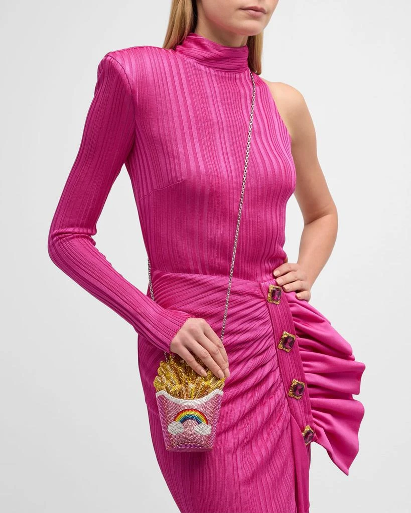 Judith Leiber French Fries Rainbow Clutch Bag 2