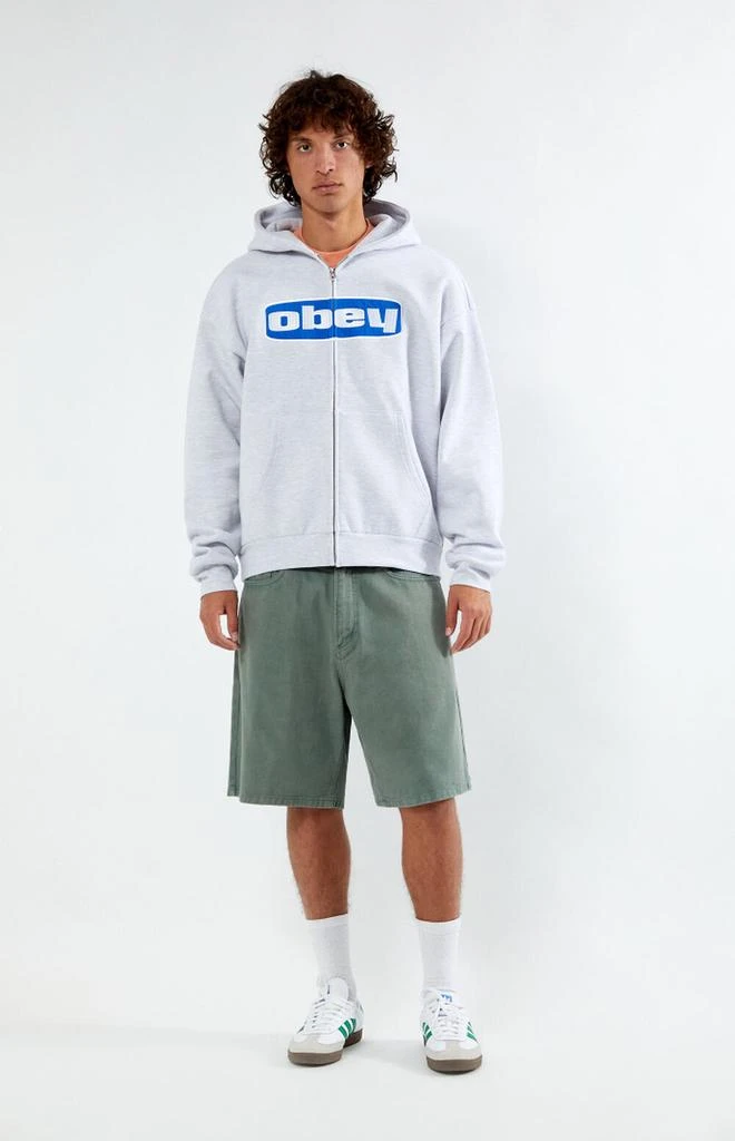 Obey Boxed In Extra Heavyweight Zip Hoodie 4