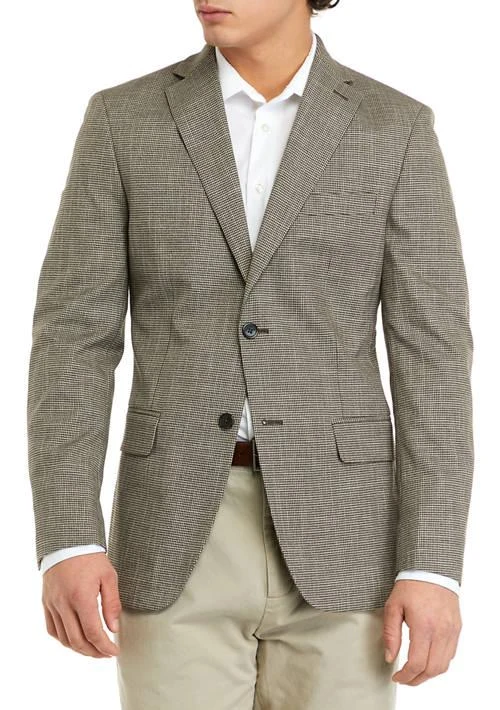 CHAPS Tan Check Sport Coat 1