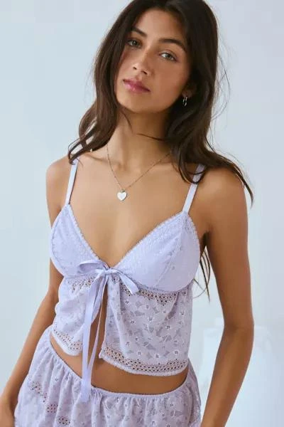 Mucci Mucci Caroline Tie-Front Flyaway Babydoll Cami 2