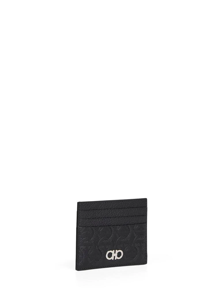Salvatore Ferragamo FERRAGAMO | Black Gancini credit card holder | Man | PZ 2