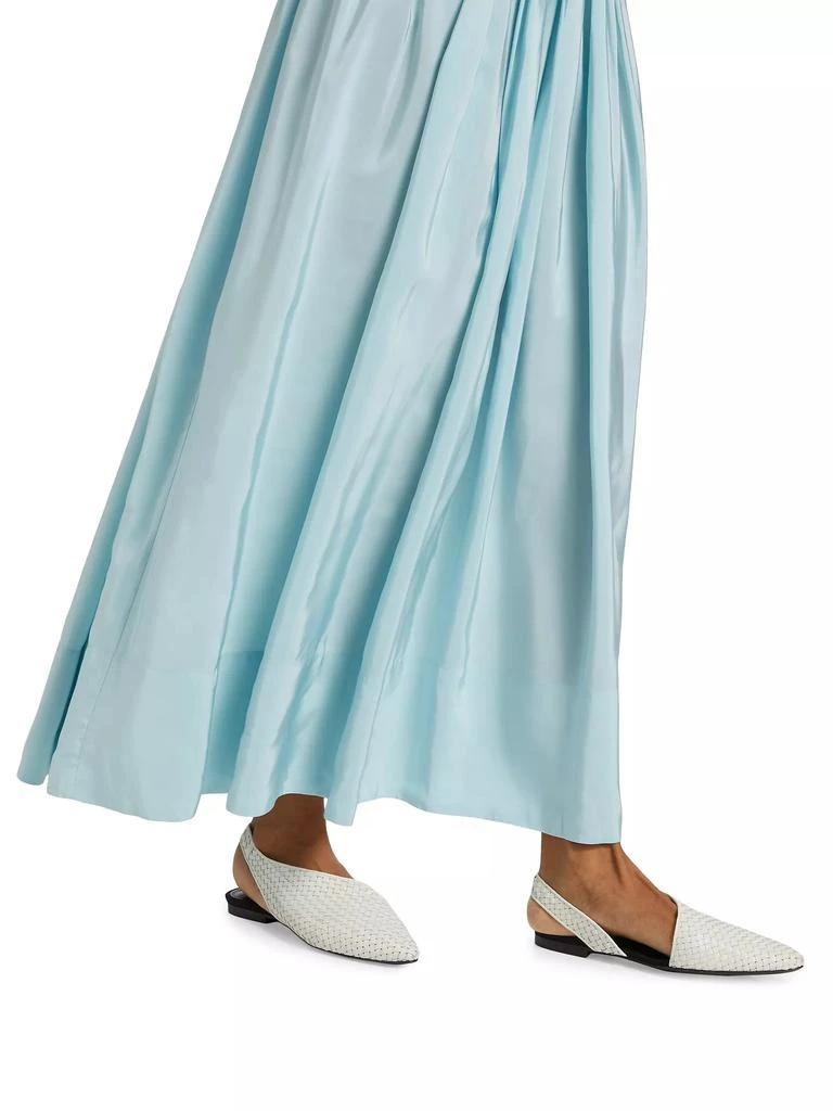 Co Pleated Elasticized Maxi Skirt 6