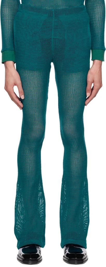Theophilio Blue Four-Pocket Sweatpants 1
