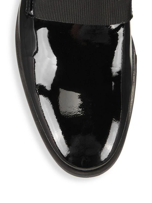 Hugo Boss Eastside Patent Leather Smoking Slippers 4